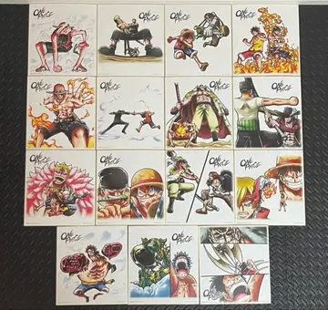 제일복권 원피스 BATTLE SELECTION C상 색지 컴플리트