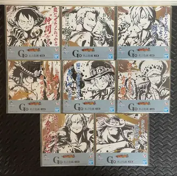 원피스 제일복권 형제의 인연 G상 색지 전8종 컴플리트 세트