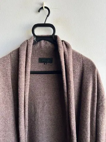 [ 새상품급 ] UNTITLED 니트 가디건 울 100% 일본제 브라운