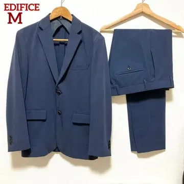 에디피스 M 사이즈 연중무휴 비즈니스 정장 상하의 셋업 블루 남성용
