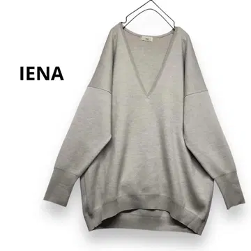IENA 2024AW 슈퍼 파인 스무스 V넥 풀오버