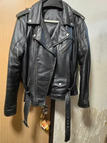 라이더 자켓 천연 가죽 XXL