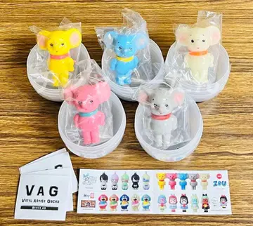 VAG 43 ZOU 가챠 피규어 소프트 비닐 코지카토이즈 전 5종