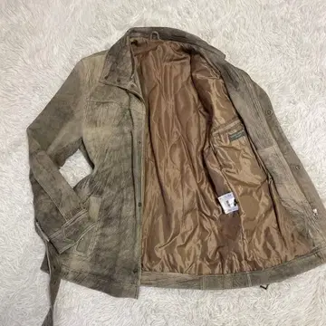 Wind Armor 우아머 천연 가죽 라이더 자켓 XL 벨트