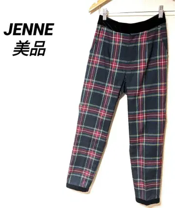 JENNE 체크 본딩 팬츠 새상품급 완판
