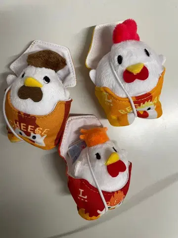 카라아게쿤 미니 봉제 인형 마스코트 전 3종 세트