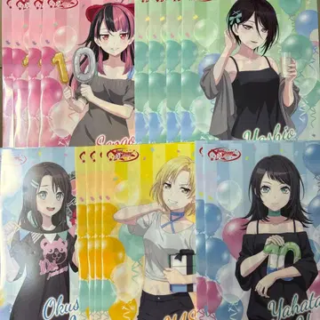 BanG Dream! 10주년 기념 A4 클리어 파일 5종 16장 세트