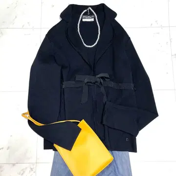 빅 사이즈 XL 살바토레 페라가모 니트 테일러드 자켓