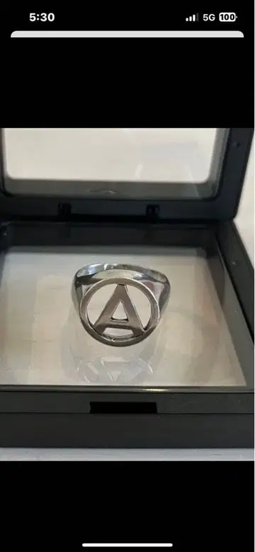 실버 925 아나키 빈티지 반지 90s 펑크