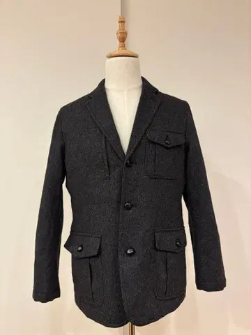 [ 새상품급 ] 에디 바우어 트위드 자켓 L 헤링본 헌팅