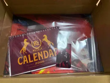 B'z 팬클럽 한정판 2026 달력 (벽걸이, 탁상) 특전 포함