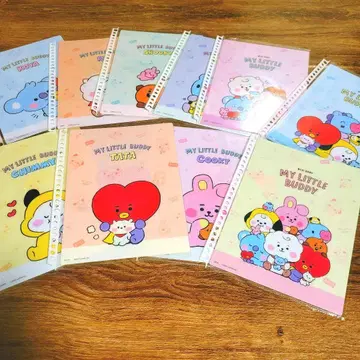 BT21 책받침 멀티 시트 BTS 정국 태태 지민 진