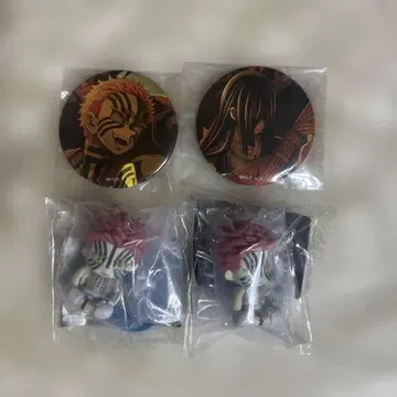 귀멸의 칼날 무한성 스와라세타이 키 비주얼 캔뱃지 아카자 나키메