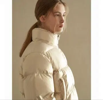 LAFUDGE FOR WOMAN 다운 자켓 글로시 크림