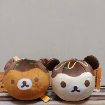 리락쿠마 볼체인 달린 타코야키 봉제 인형