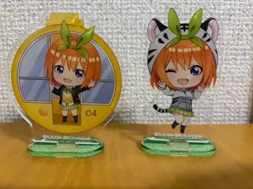 나카노 요츠바 토부 동물공원 SD 캐릭터 아크릴 스탠드