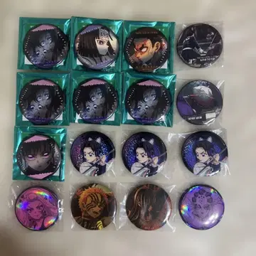 귀멸의 칼날 무한성 캔뱃지 키 비주얼 이야기가 담긴 눈빛