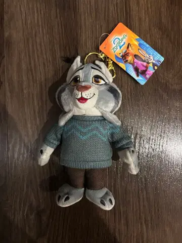 주토피아 2 파우바트 플러시 키체인