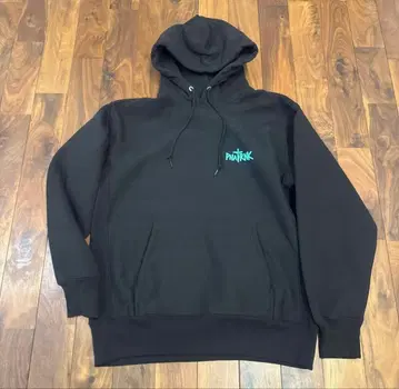 PHARNK 블랙 후드티 & 팬츠 세트