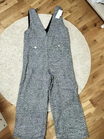 Re:EDIT 트위드풍 살로펫 M 사이즈 블랙 x 화이트