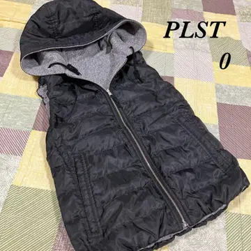 [ PLST ] 플라스테 충전솜 퀼팅 베스트 리버서블 후드 부착