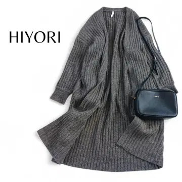 HIYORI 히요리 리브 오픈 프론트 가디건