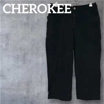 새상품급 CHEROKEE 블랙 팬츠 사이즈 8