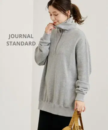 JOURNAL STANDARD 하프 지퍼 맨투맨