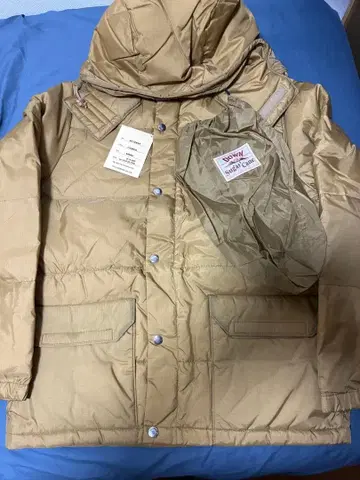 슈가 케인 다운 자켓 S 사이즈 베이지