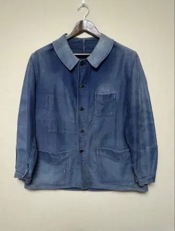 몽생미셸 몰스킨 30s 프렌치 빈티지 구제 의류 종이 버튼