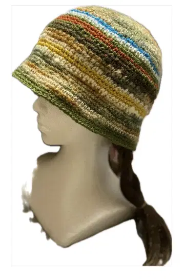 니트 모자 비니 크러셔 모자 크로셰 모자 버킷햇 핸드메이드