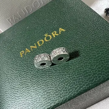 판도라 클리어 파베 클립 참 2개