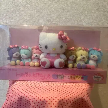 Sanrio 50주년 헬로키티 & 타이니 츄 봉제 인형