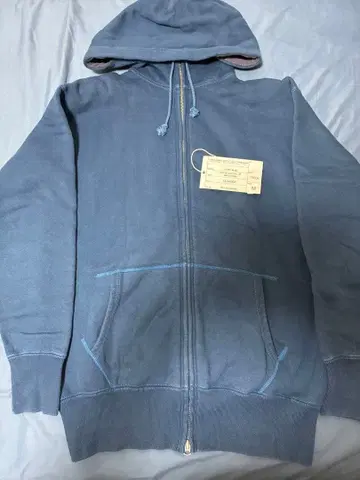 FREEWHEELERS POWER WEAR 하이넥 풀 집업 후드티 M