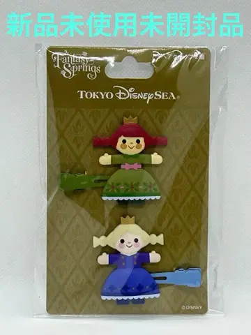 도쿄 디즈니 씨 판타지 스프링스 헤어 클립 2개 세트