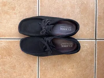 클락스 오리지널 스웨이드 왈라비 블랙 26cm clarks