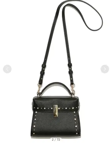 CELFORD 비쥬 스터드 미니백 블랙