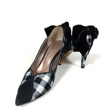 새상품급 긴자 카네마츠 가을/겨울 백리본 스틸레토 포멀 23