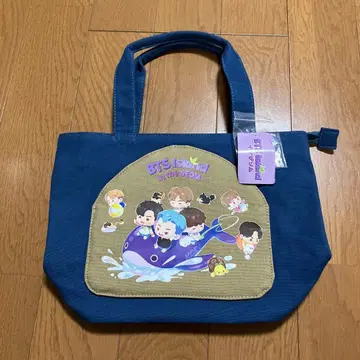 BTS 인더섬 시마무라 토트백 블루 (가방만)
