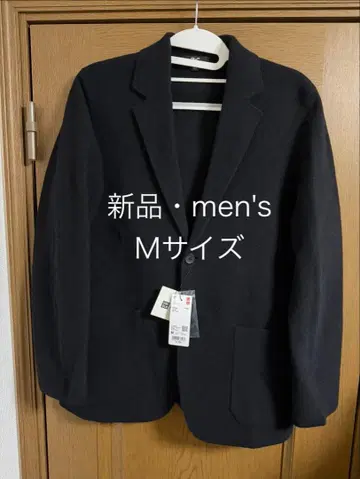 유니클로 니트 자켓 2025년 가을/겨울 모델 블랙 M 사이즈 새상품