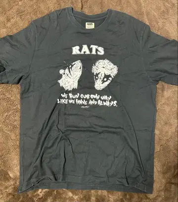 RATS 그래픽 프린트 T셔츠 XL