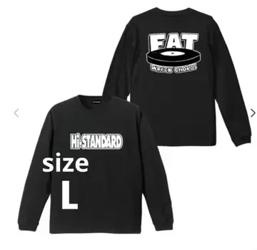 미사용 HI-STANDARD FAT WRECK CHORDS 롱T L