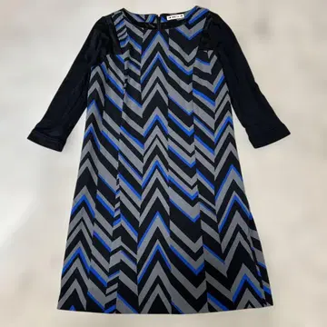 koos 코스 쿨 기하학 프린트 원피스 L