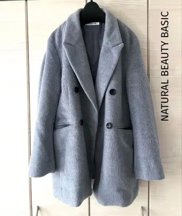 NATURAL BEAUTY BASIC 그레이 피 코트