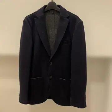 BENETTON 베네통 남성용 라인 2B 저지 자켓 다크 네이비색