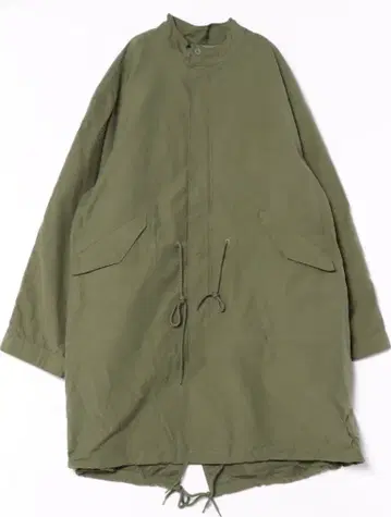 코튼 나일론 3 WAY 피쉬 테일 (M1) 모즈 코트 카키 그린