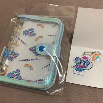 나루미야 엔젤 블루 아크릴 키링 씰 바인더 스이파라 2개 세트