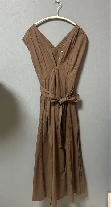 FRAY I.D 슬리브리스 브라운 원피스 사이즈 0