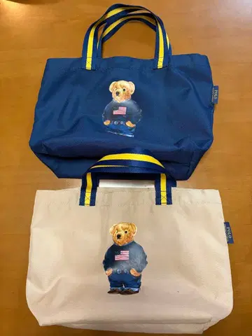 폴로 랄프 로렌 프린트 토트백 2세트