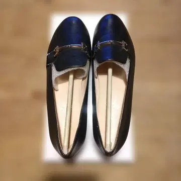 미사용 새상품 키다리 아저씨 블랙 컬러 23.5cm 로퍼